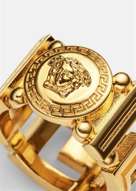 versace hand chain|Versace ring women.